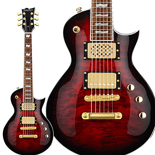 Amazon | GrassRoots G-EC-MINI Black Cherry エレキギター ミニギター